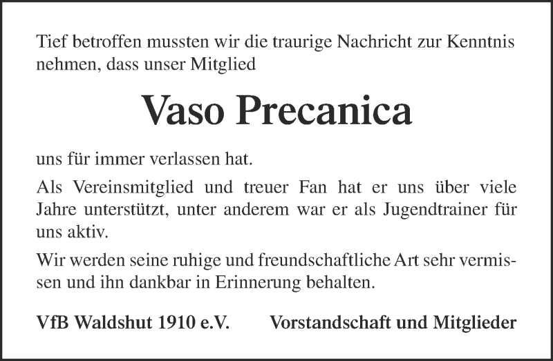 20200304 traueranzeige vaso precanica