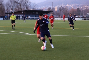 Luka Bartolovic auf dem Weg zum Siegtreffer