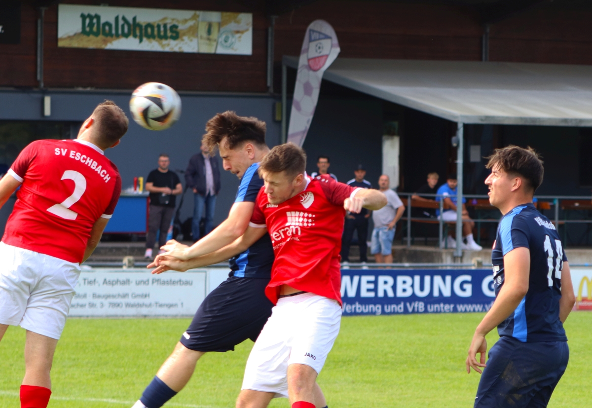 1:0 in der zweiten Spielminute