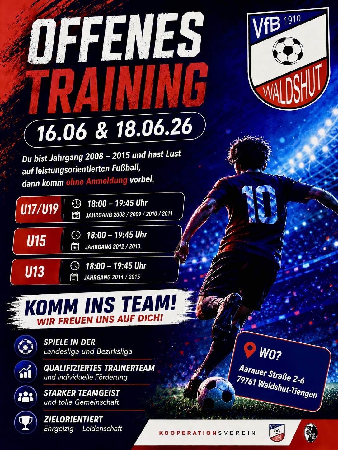 Offenes Training Juni 26
