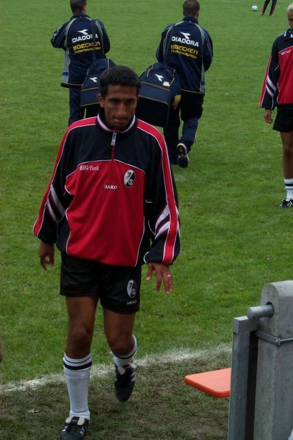 Adel Sellimi mit dem SC Freiburg in Waldshut
