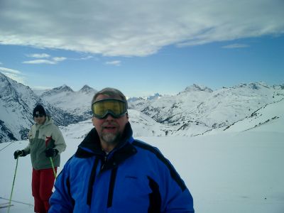 Tolles Panorama der Lechtaler Alpen
Wenn nur der Manni und Ingo nicht im Weg stehen würden.
