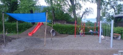 Der neue Spielplatz
Kurz vor Inbetriebnahme im Mai 2007.
