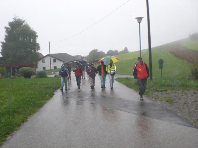 Von Hornberg nach Herrischried
Bei endlosem Dauerregen.
