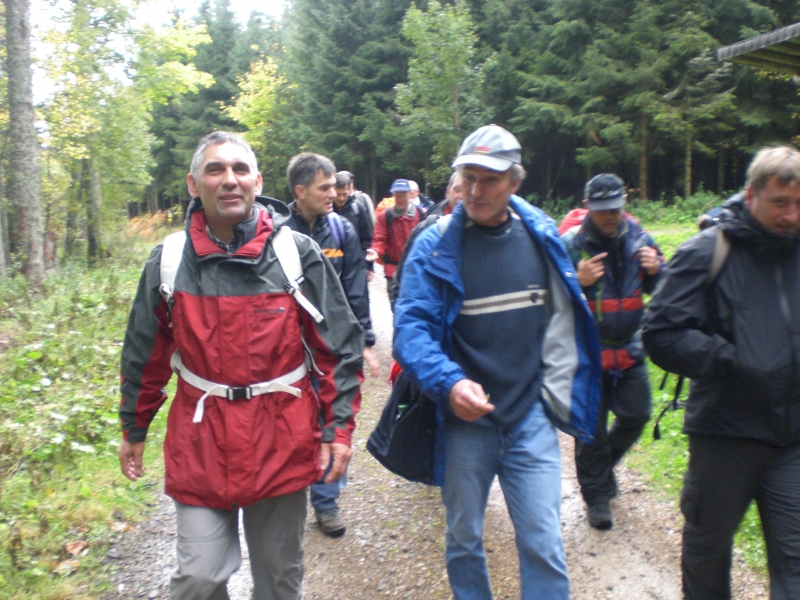 Auf dem Wegn von Gresgen nach Neuenweg-Haldenhof
Nach der Mittagspause hatten wir schon einige verloren.
