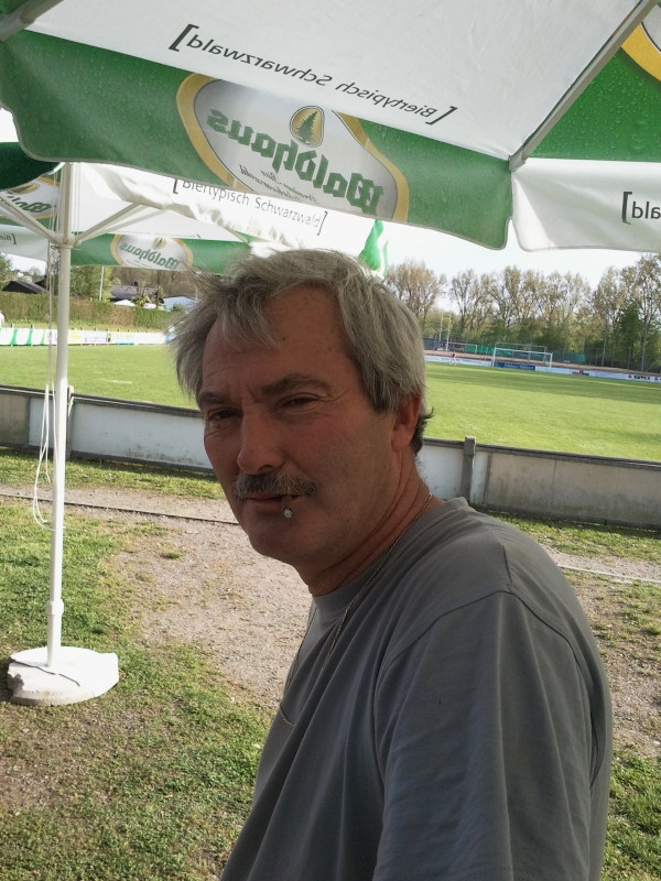 Werner beim Spiel VfB 1 gegen Waldhaus im April 2012
