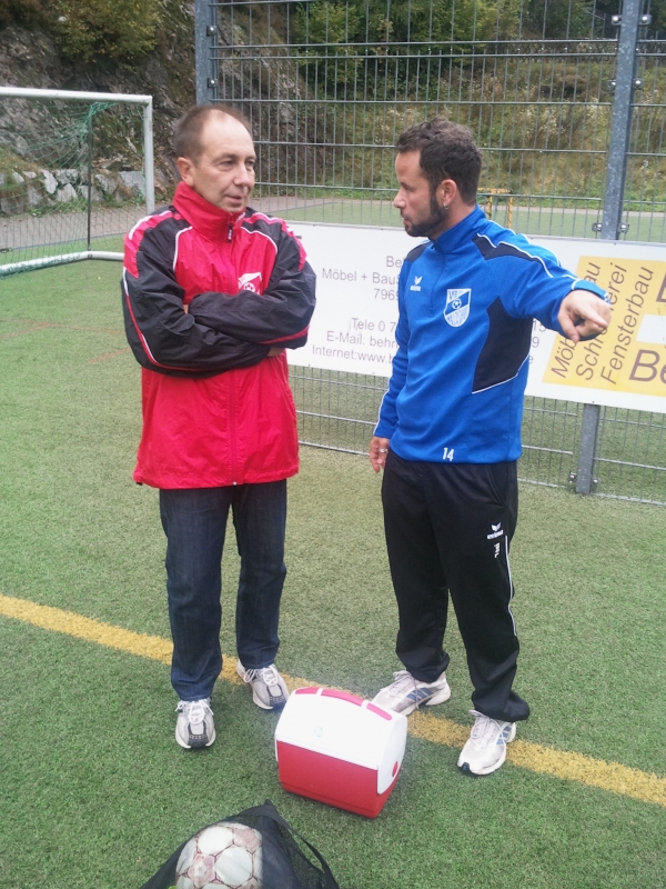 Trainergespann Harald Herzog und Toni Giannotto.
