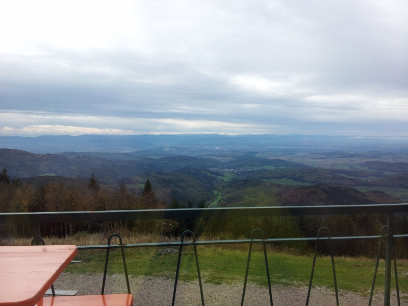 Aussicht vom Blauen
Nach dem Aufstieg am Sonntag zur Mittagszeit.
