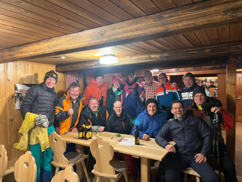 Gute Stimmung im Gamperfin Berggasthaus
